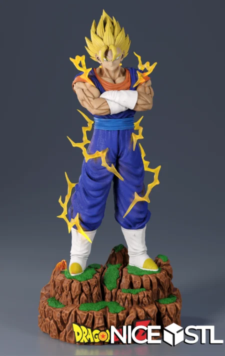 Vegetto Thunder Standing STL